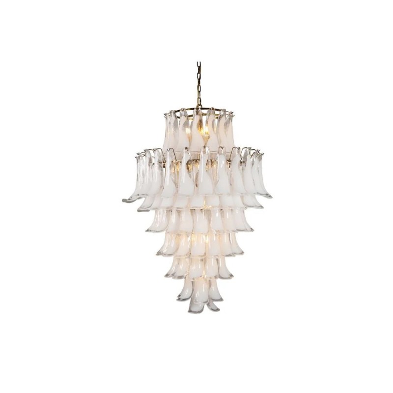 Josephine Chandelier Large in White - XYlight