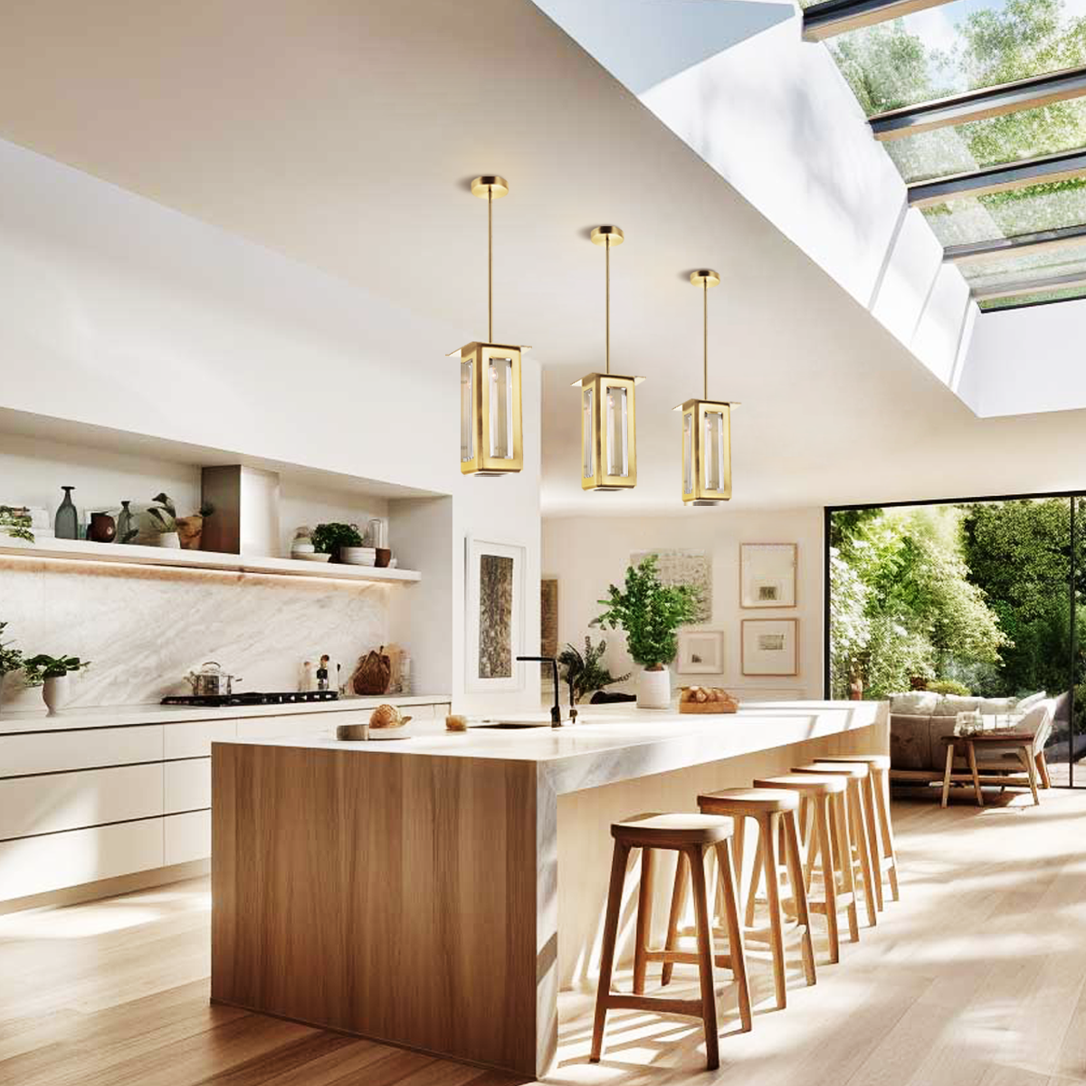Kalo Rectangle Pendant Light - XYlight