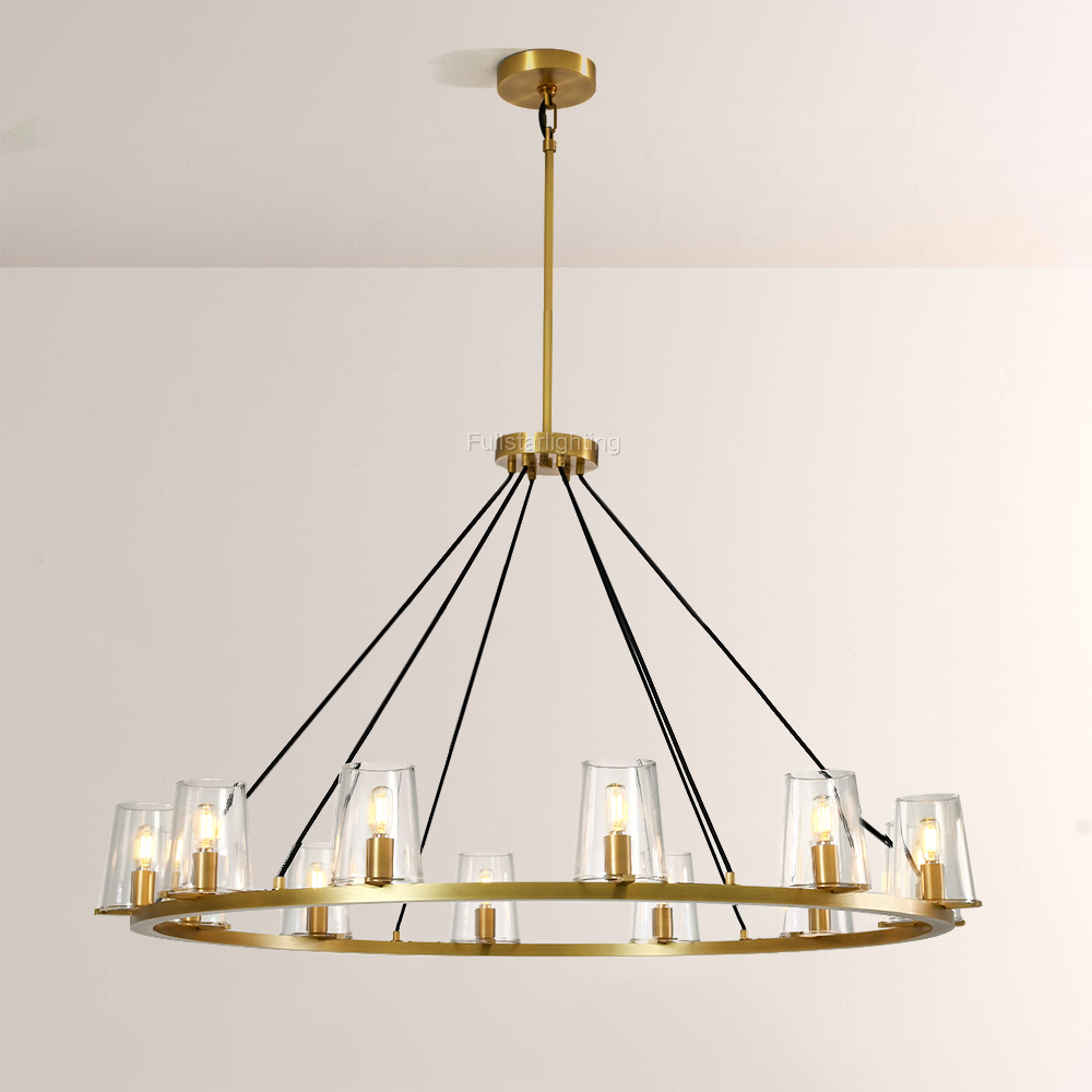 Karsiven Glass Round Chandelier - XYlight