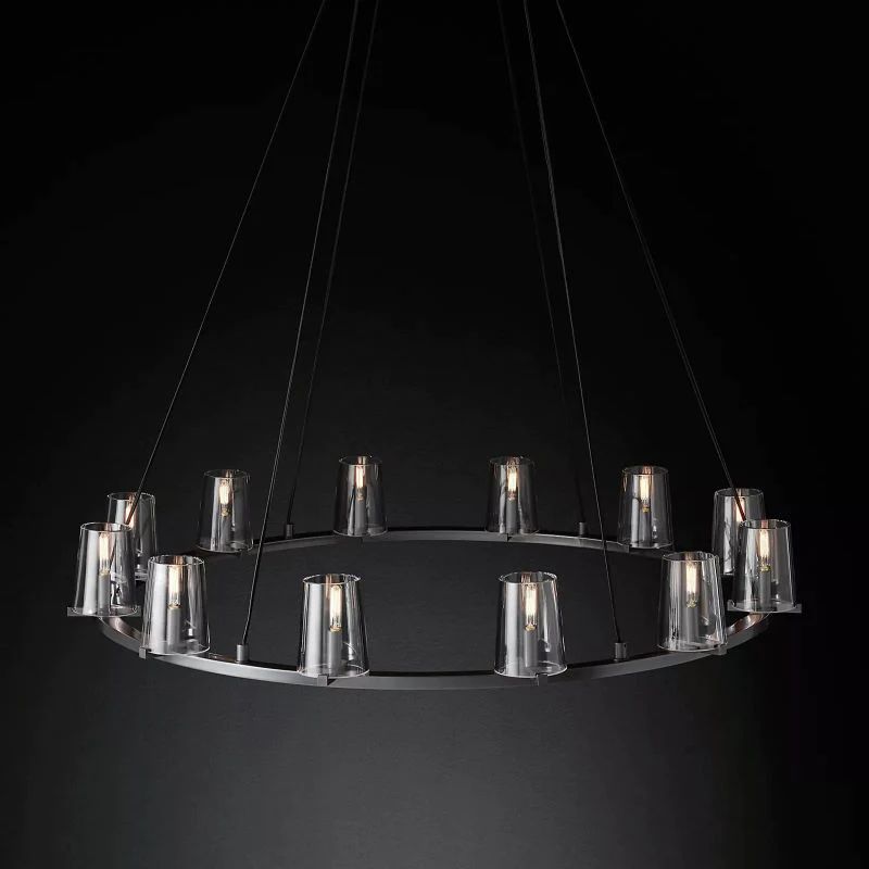 Karsiven Glass Round Chandelier - XYlight