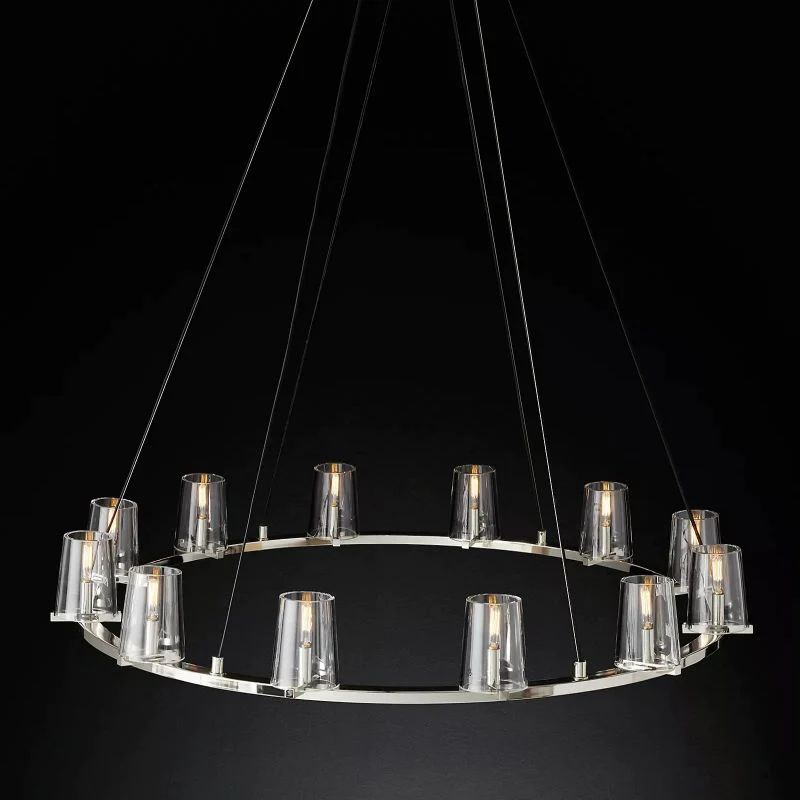 Karsiven Glass Round Chandelier - XYlight