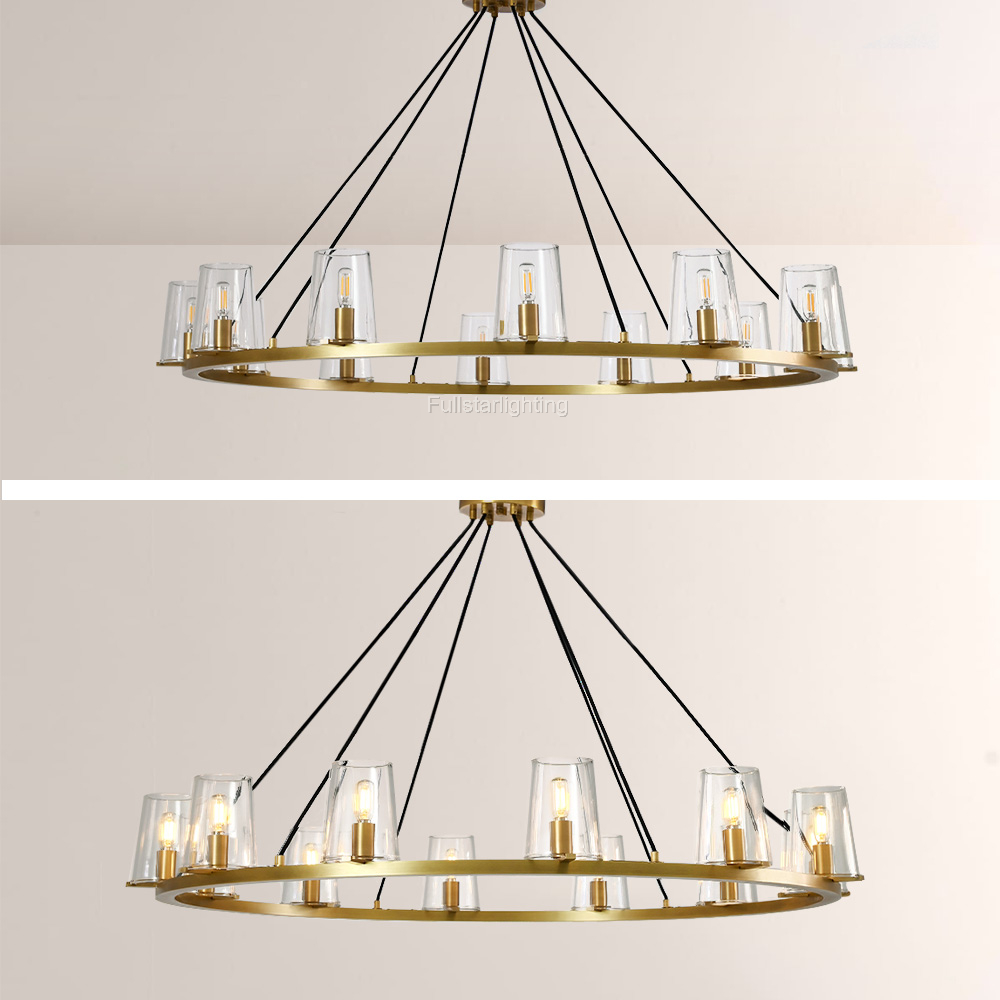 Karsiven Glass Round Chandelier - XYlight