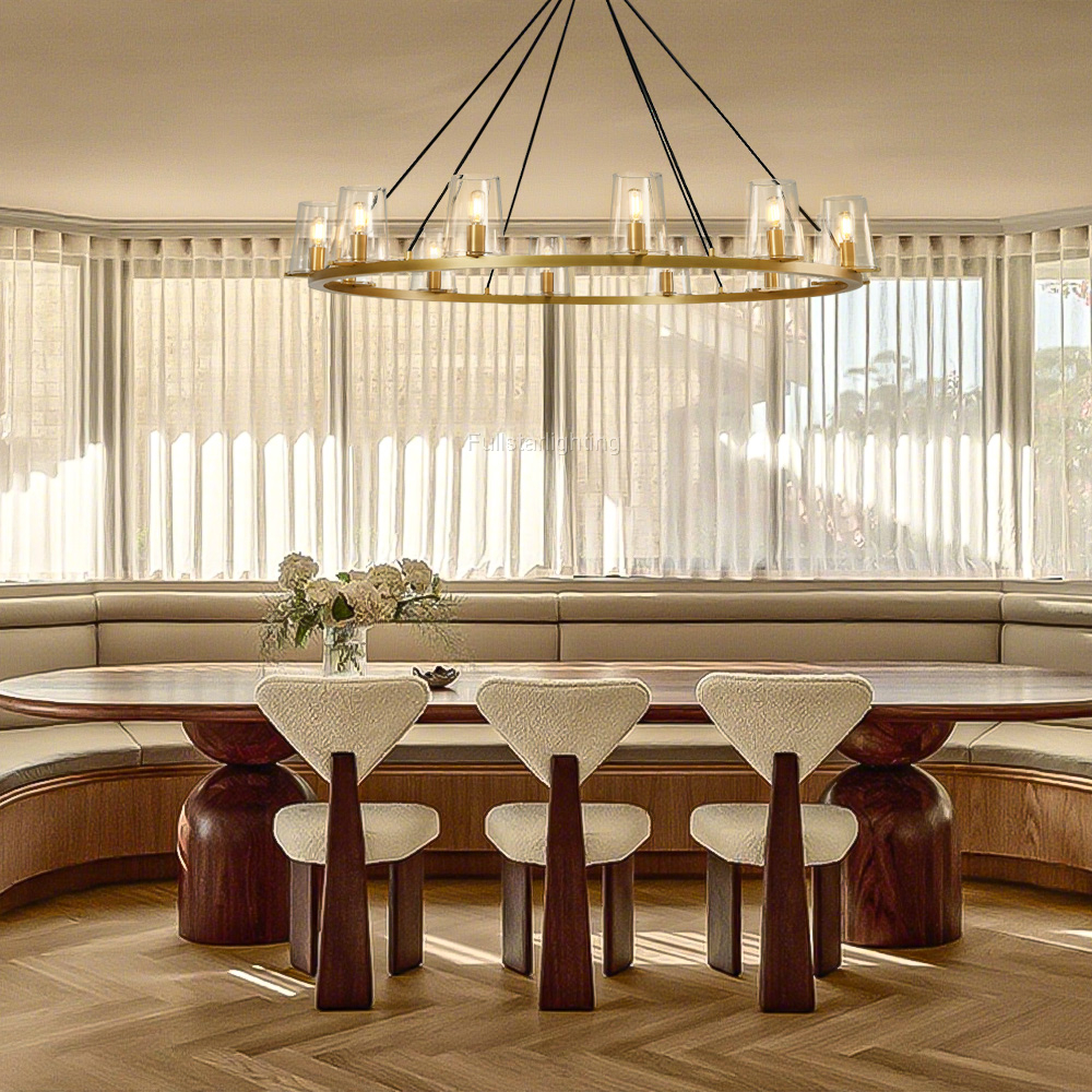 Karsiven Glass Round Chandelier - XYlight