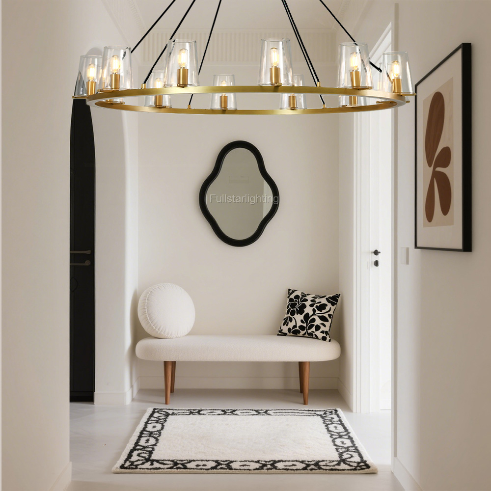 Karsiven Glass Round Chandelier - XYlight
