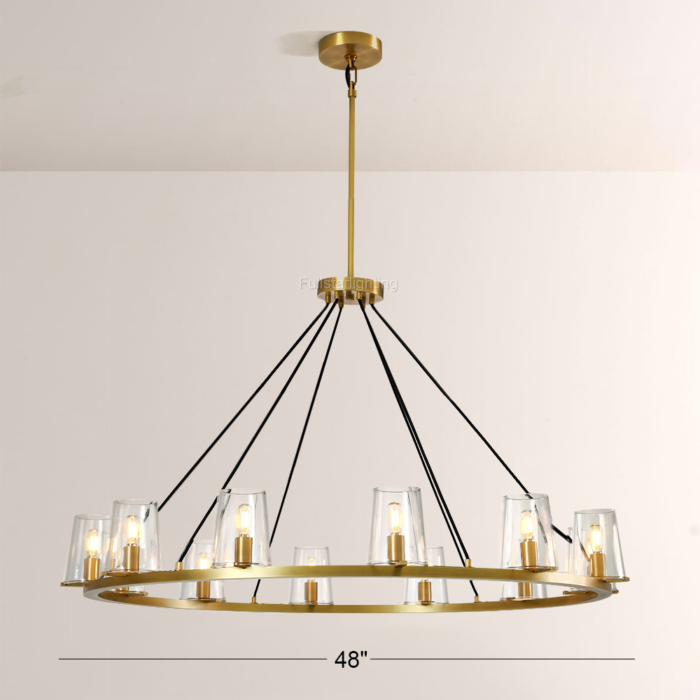 Karsiven Glass Round Chandelier - XYlight