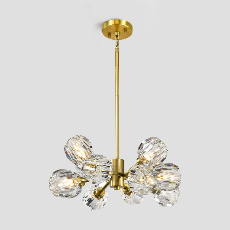 Kelivorne Clear Glass Chandelier