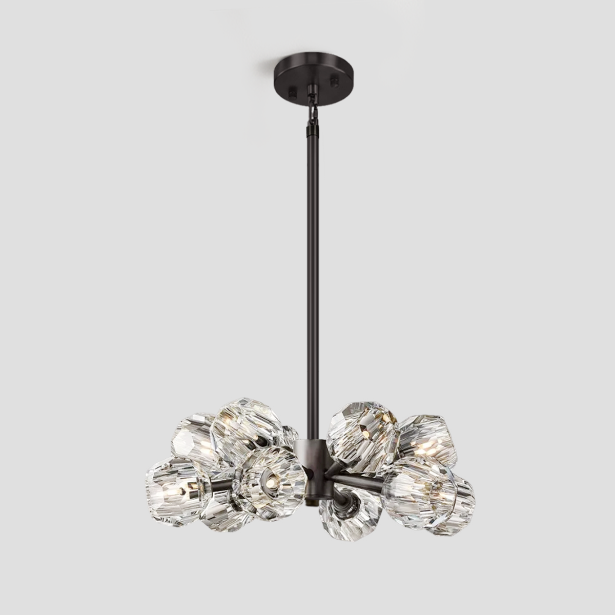 Kelivorne Clear Glass Chandelier - XYlight