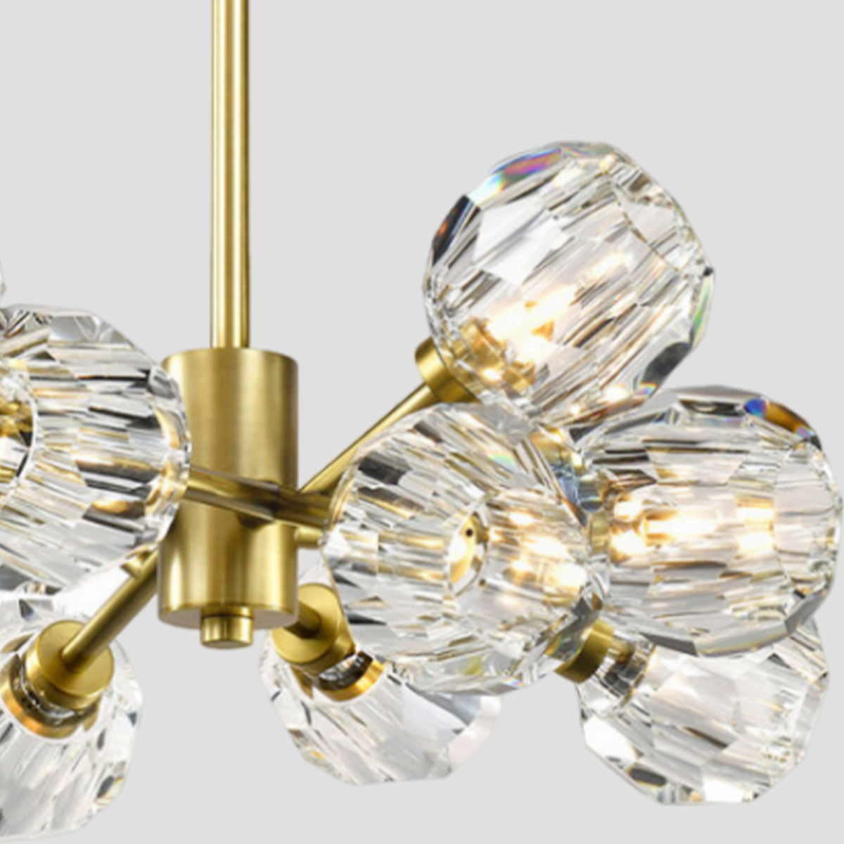 Kelivorne Clear Glass Chandelier - XYlight