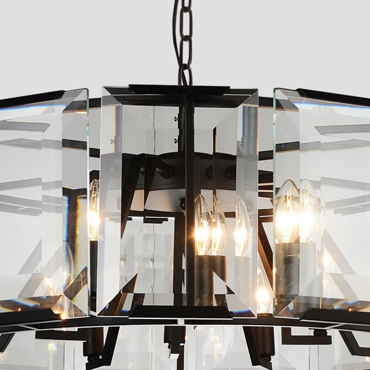 Kiko 24-Inch Crystal Round Chandelier - XYlight
