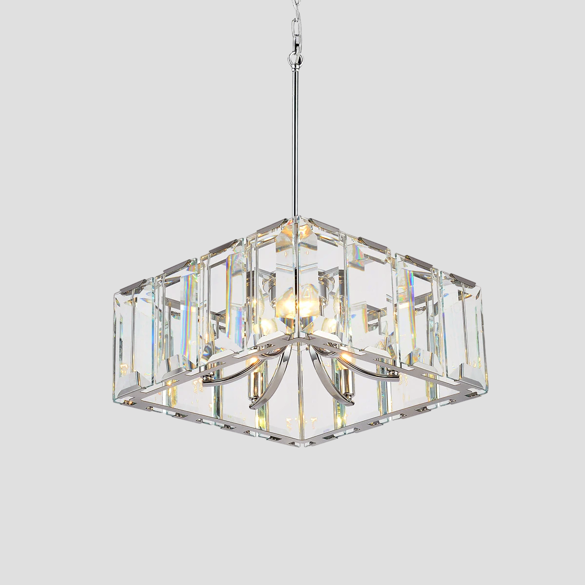 Kiko Crystal Square Chandelier - XYlight