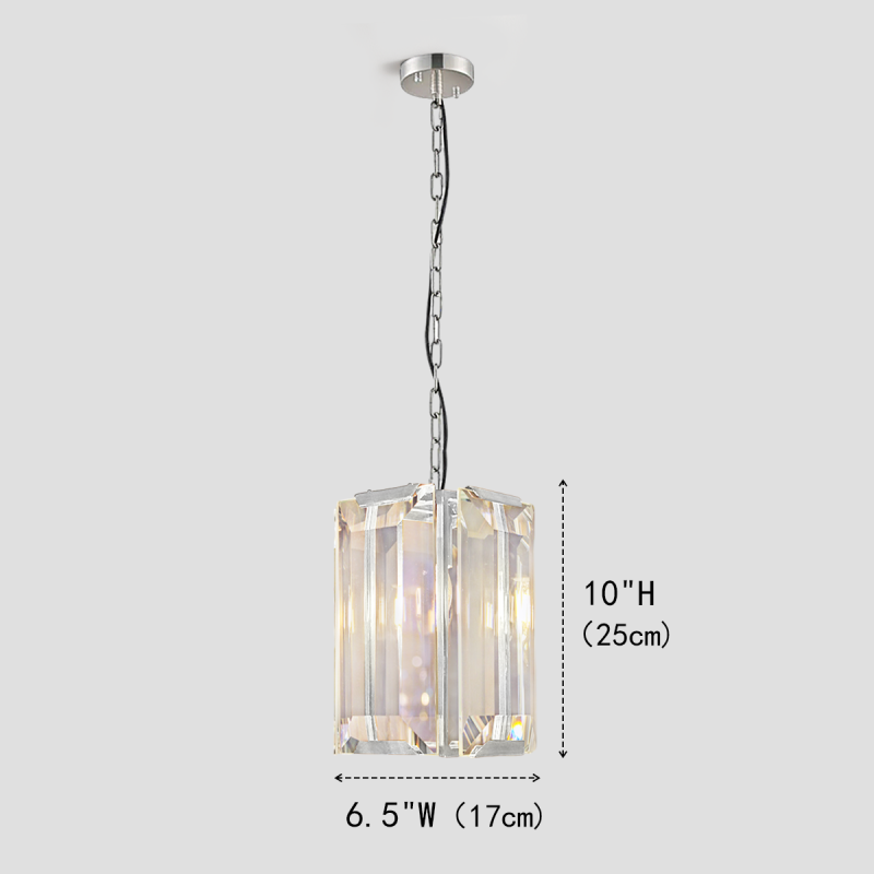 Kiko Square Crystal Pendant