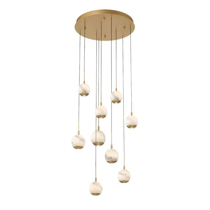 Kimma Lights Round LED Chandelier - XYlight