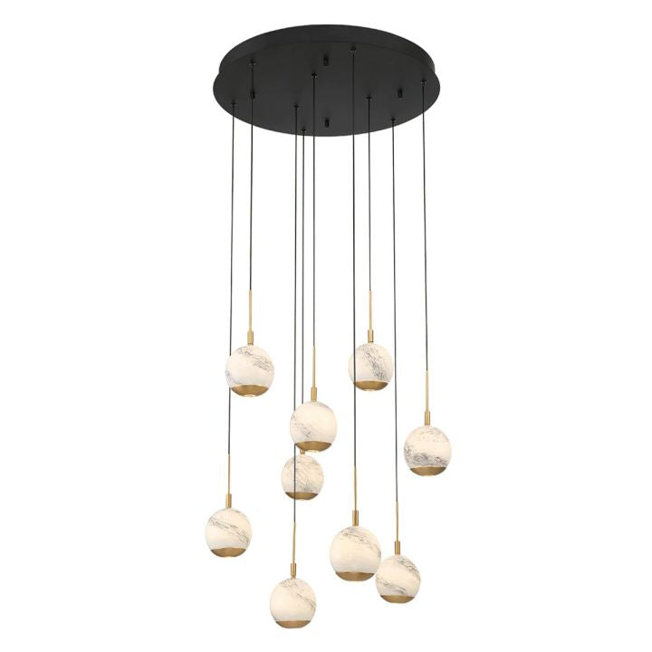 Kimma Lights Round LED Chandelier - XYlight