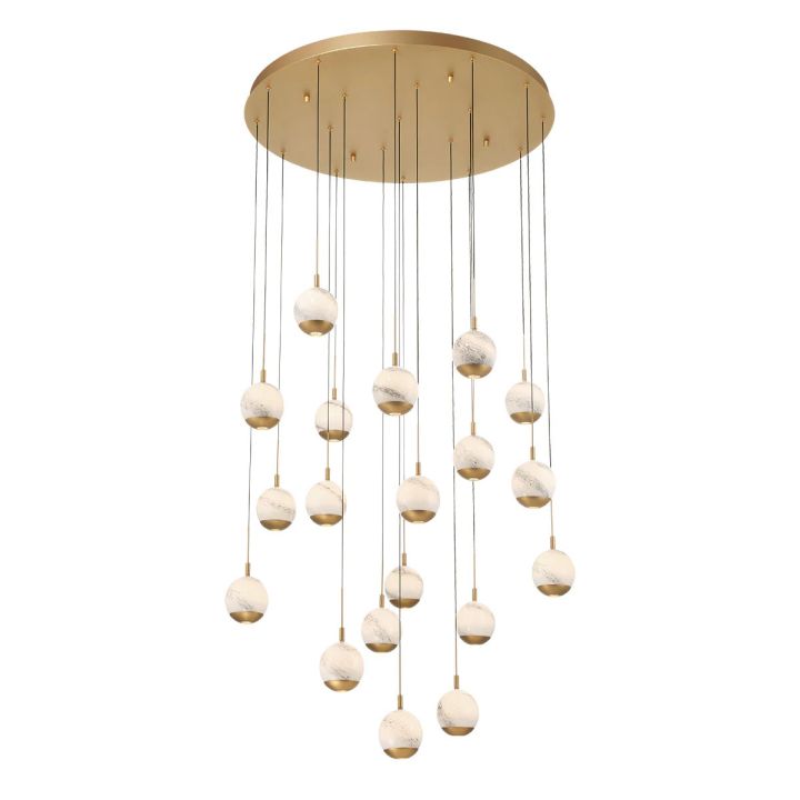 Kimma Lights Round LED Chandelier - XYlight