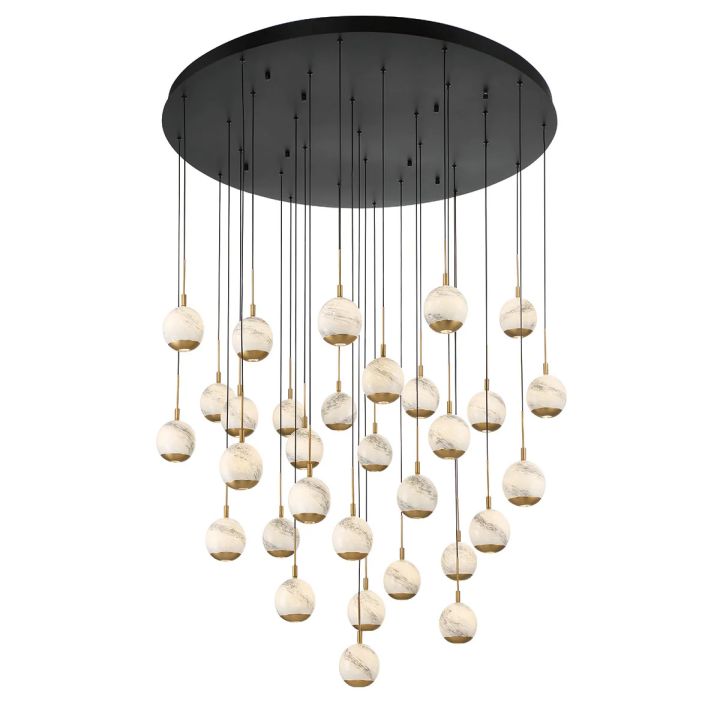 Kimma Lights Round LED Chandelier - XYlight
