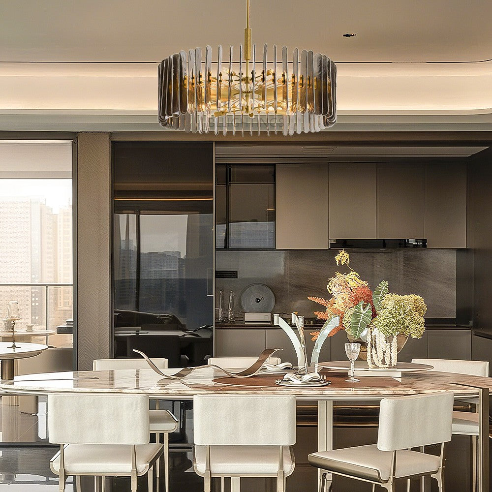 Klatze Glass Round Chandelier - XYlight