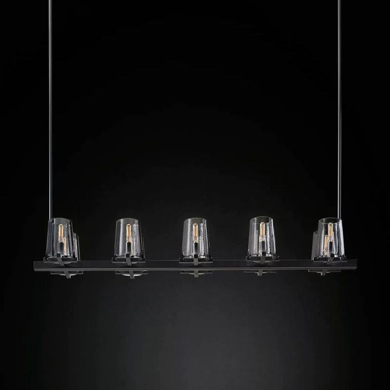Kordanlo Glass Linear Chandelier - XYlight