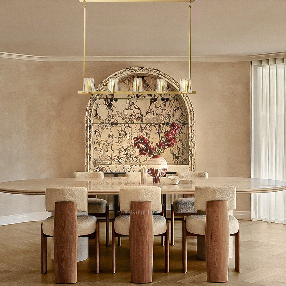 Kordanlo Glass Linear Chandelier - XYlight