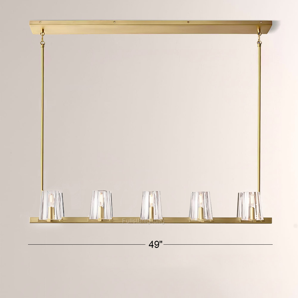 Kordanlo Glass Linear Chandelier - XYlight