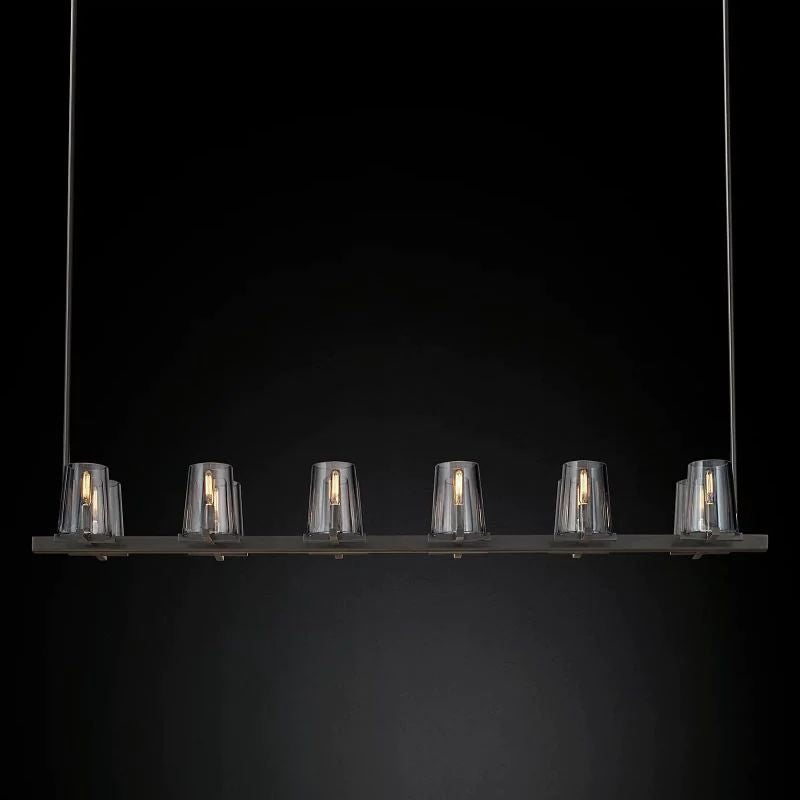 Kordanlo Glass Linear Chandelier - XYlight