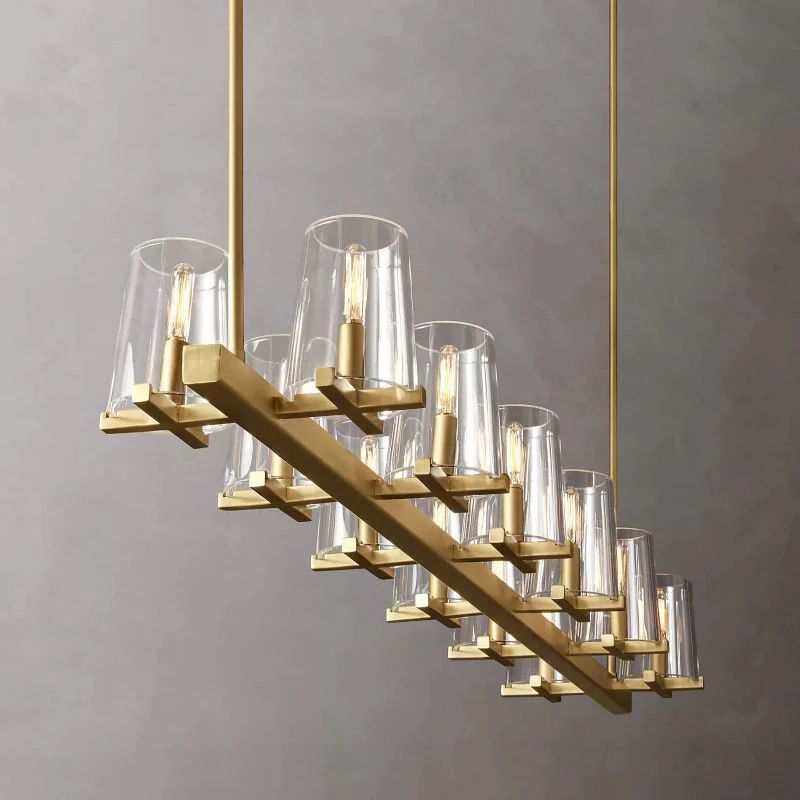 Kordanlo Glass Linear Chandelier - XYlight