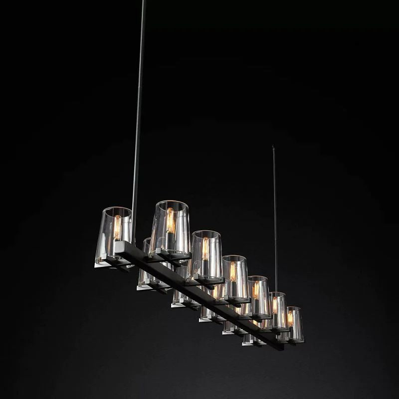 Kordanlo Glass Linear Chandelier - XYlight