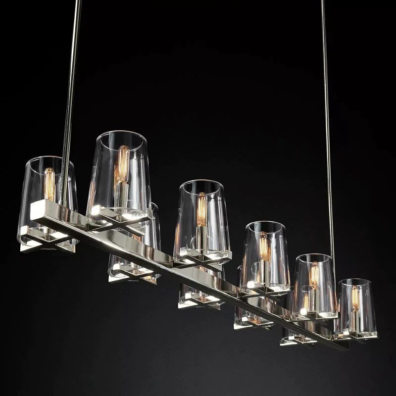 Kordanlo Glass Linear Chandelier - XYlight