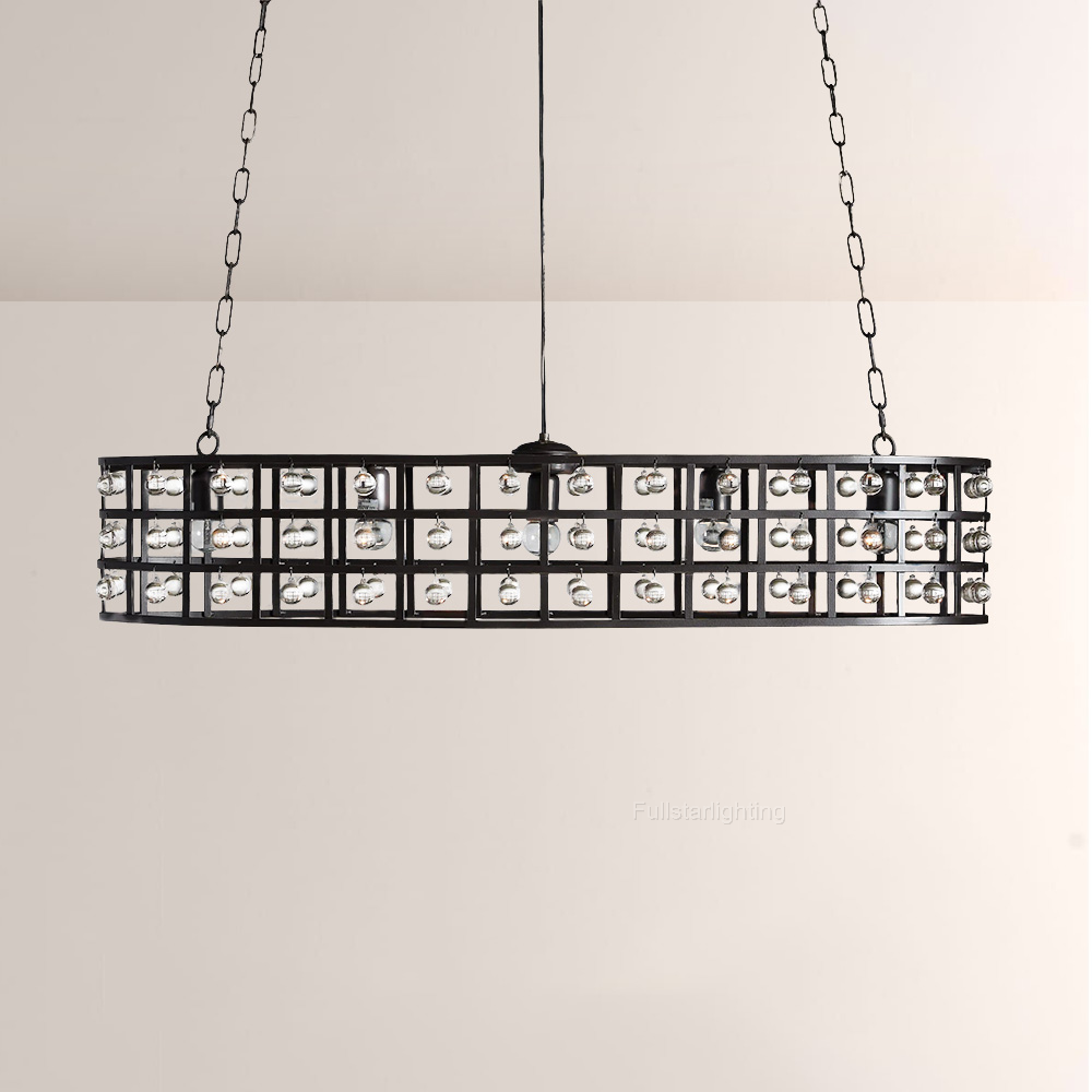 La Cage 5-Light Oval Chandelier - XYlight