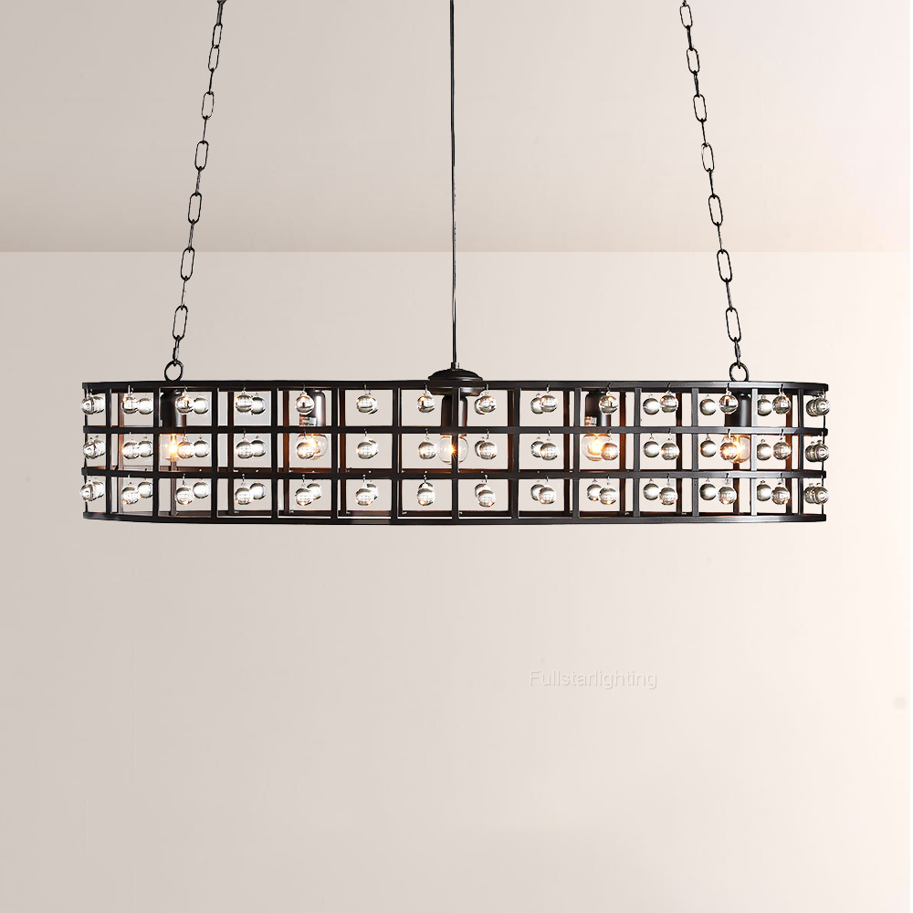 La Cage 5-Light Oval Chandelier - XYlight