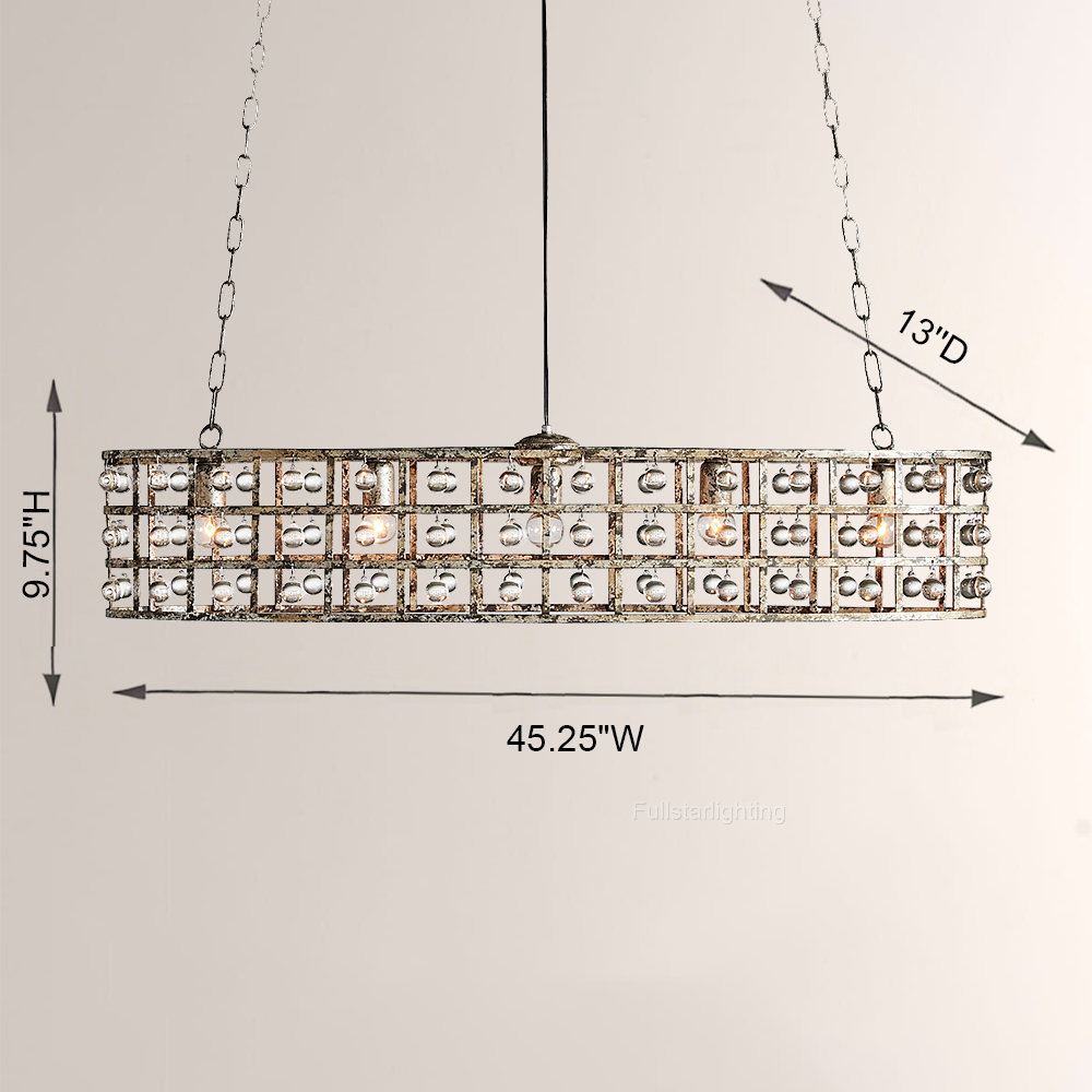 La Cage 5-Light Oval Chandelier - XYlight