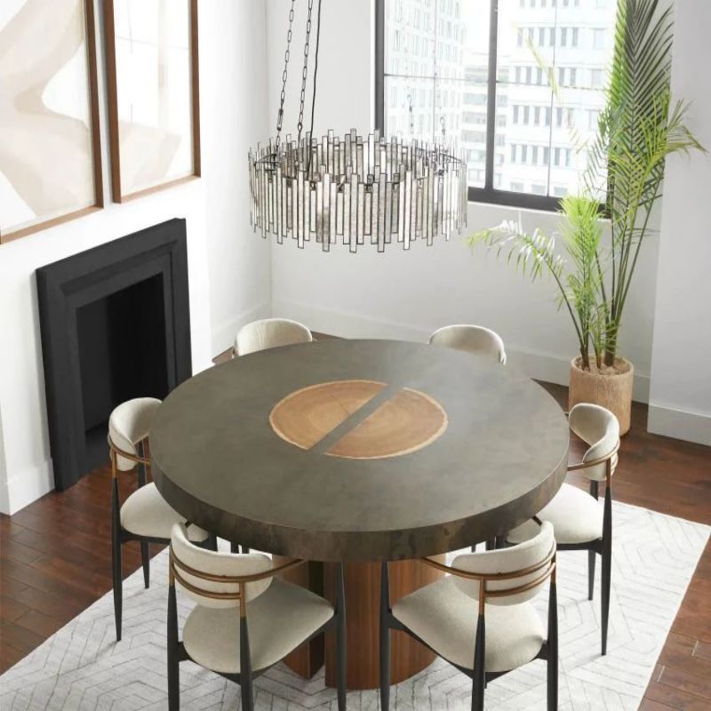 Laile Round Glass Chandelier - XYlight