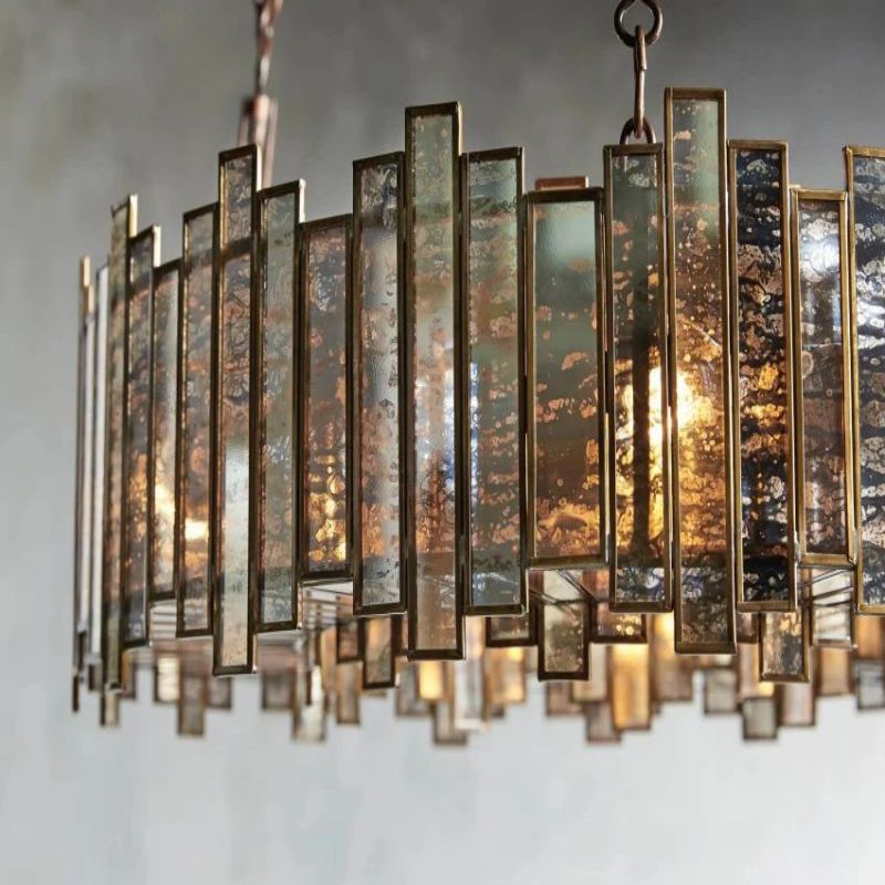 Laile Round Glass Chandelier - XYlight