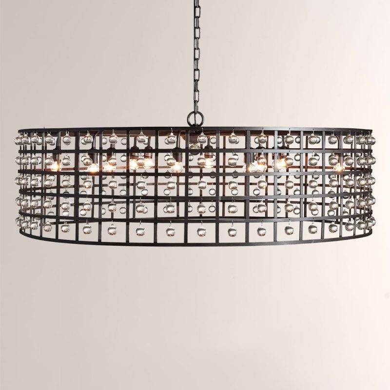 Lana Cage 12 Light Round Chandelier