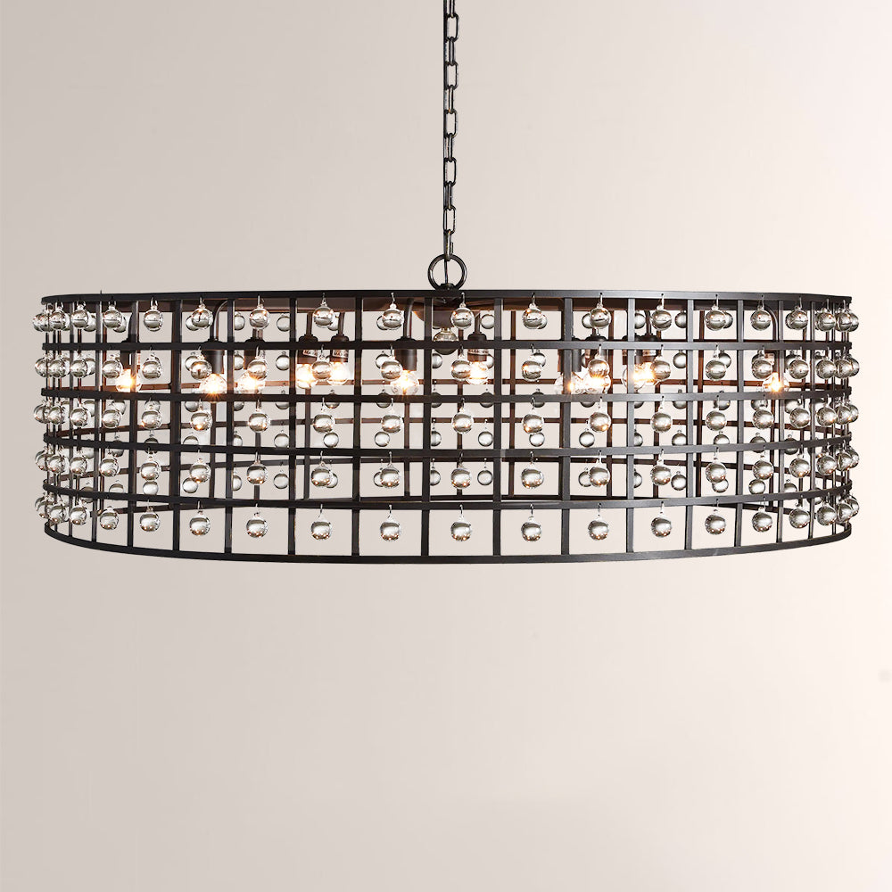 Lana Cage 12 Light Round Chandelier - XYlight