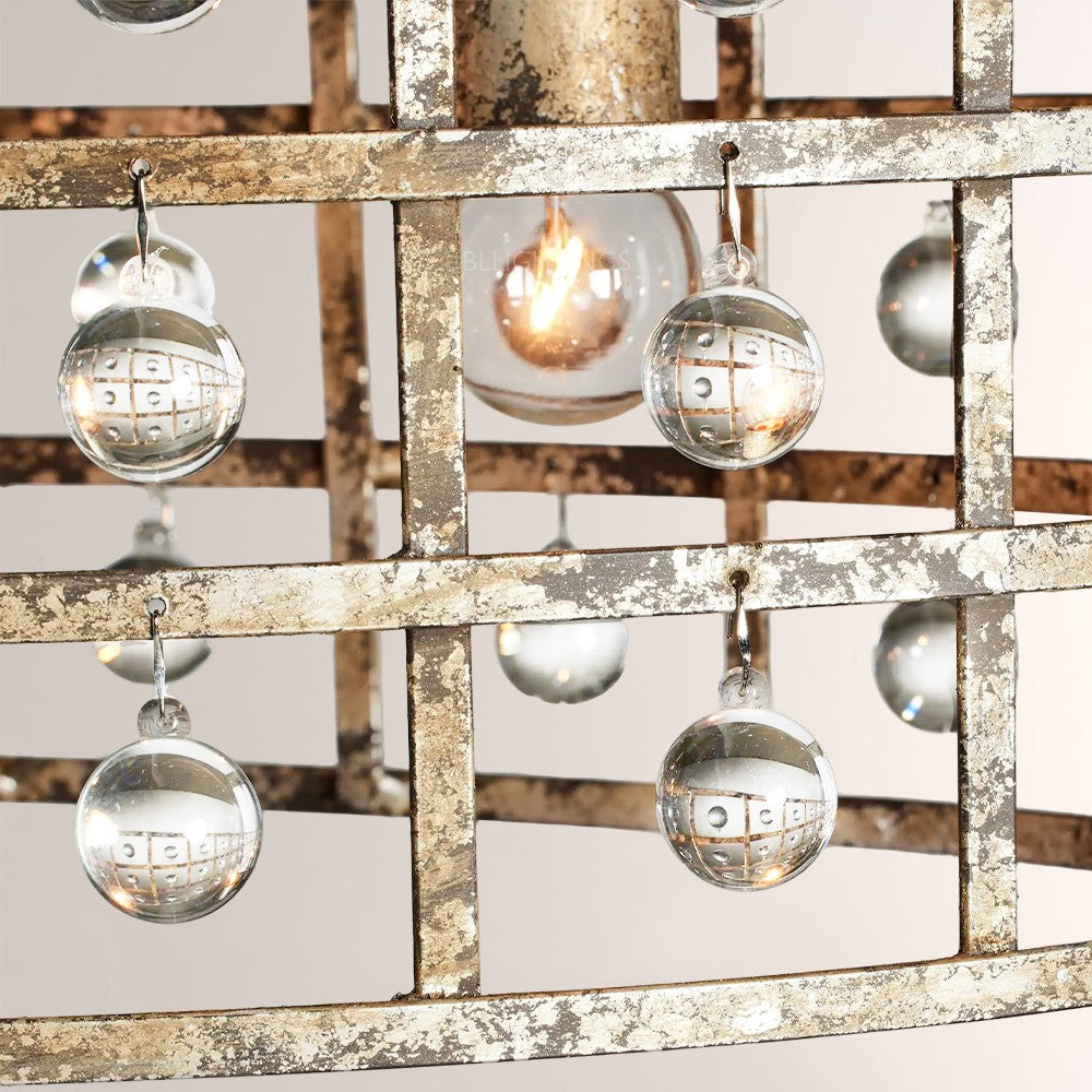 Lana Cage 12 Light Round Chandelier - XYlight