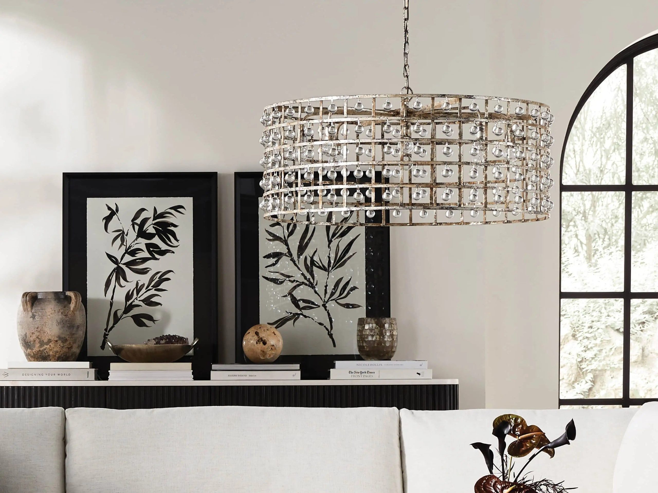 Lana Cage 12 Light Round Chandelier - XYlight