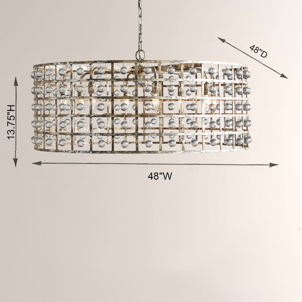 Lana Cage 12 Light Round Chandelier - XYlight