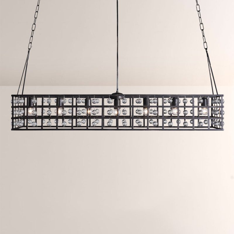 Lana Cage Rectangular Chandelier