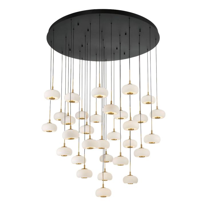 Lanterns 31 Light Round LED Chandelier - XYlight