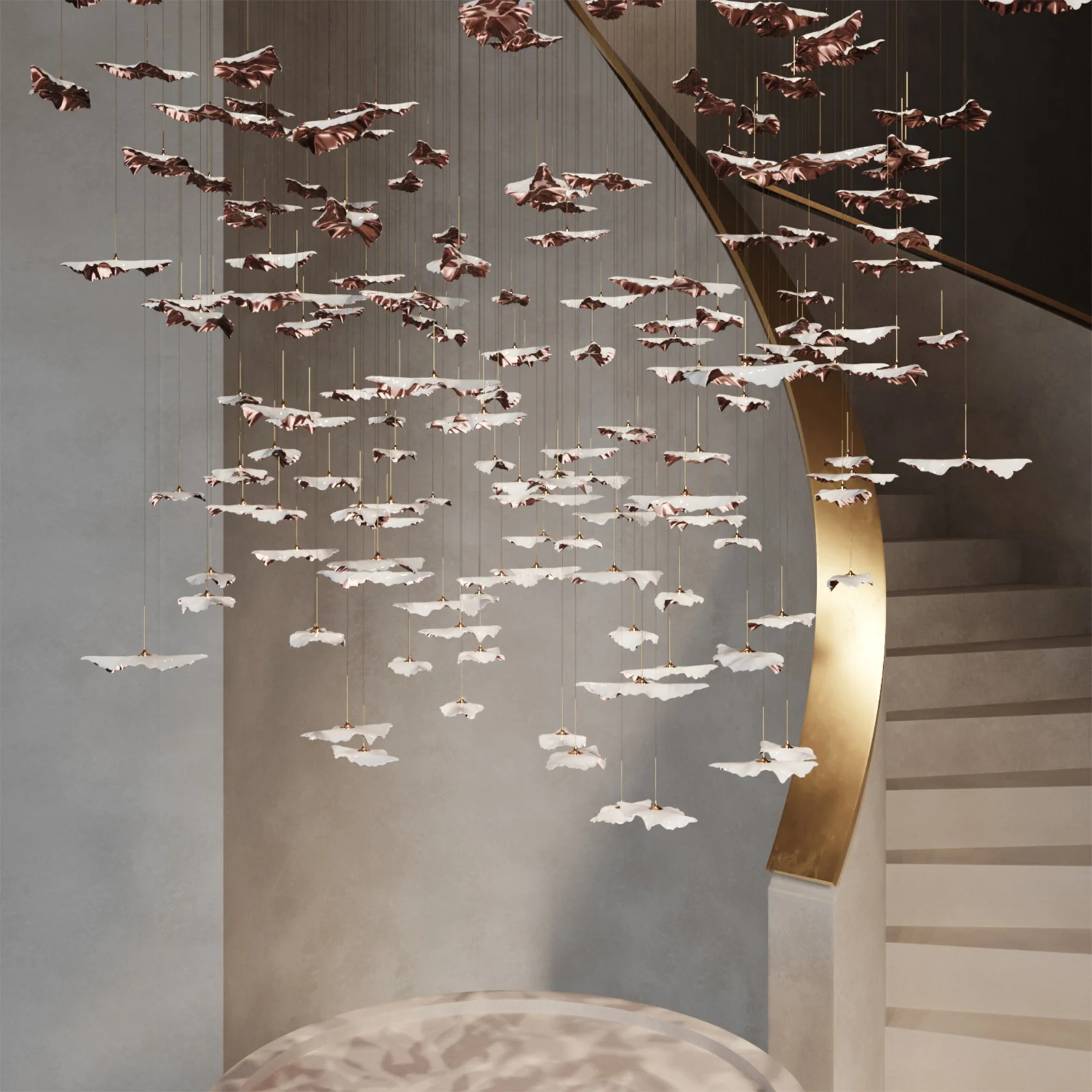 Leaves Chandelier - XYlight
