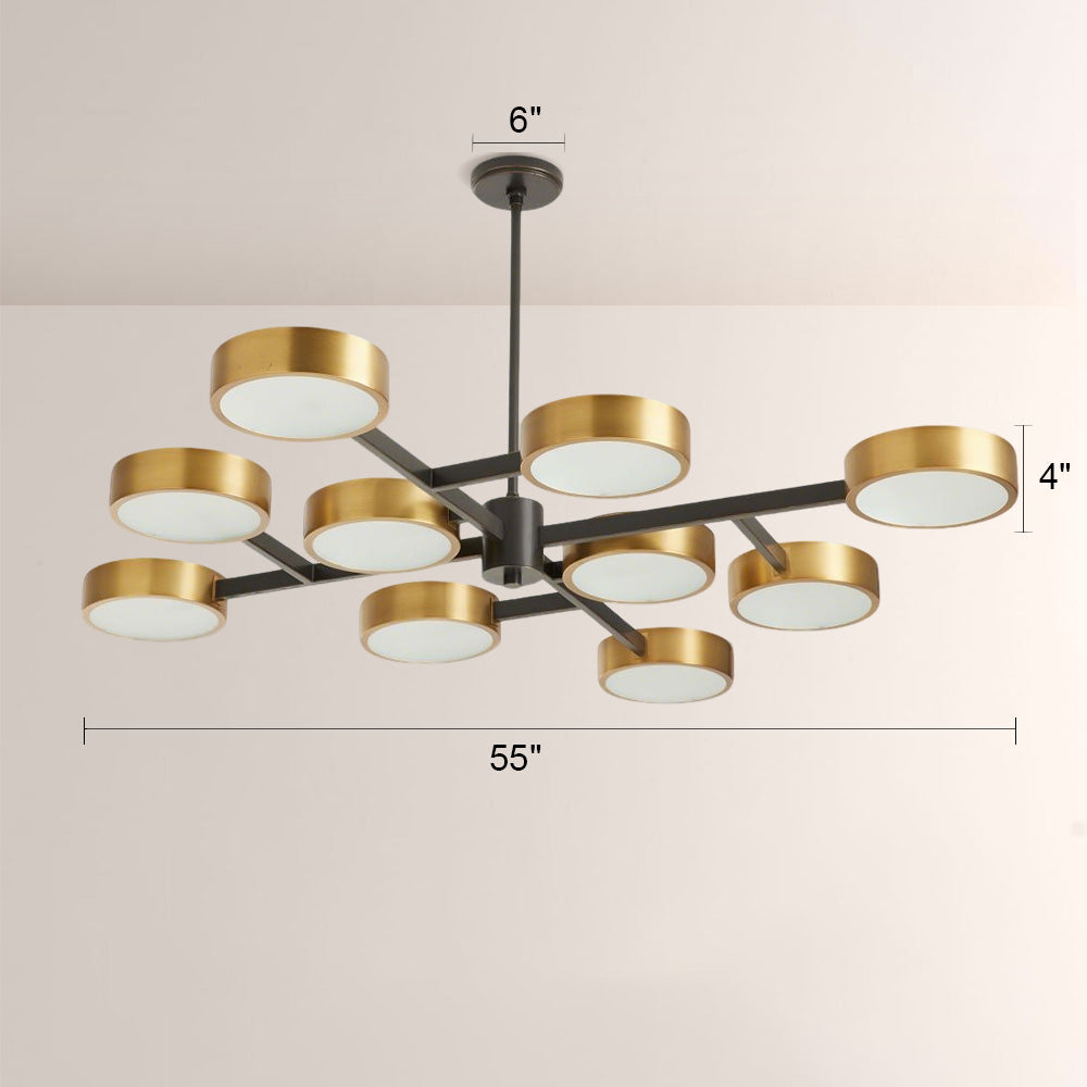 Lena Large Starburst Chandelier - XYlight