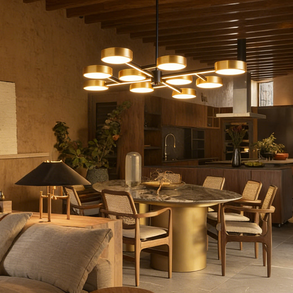 Lena Large Starburst Chandelier - XYlight