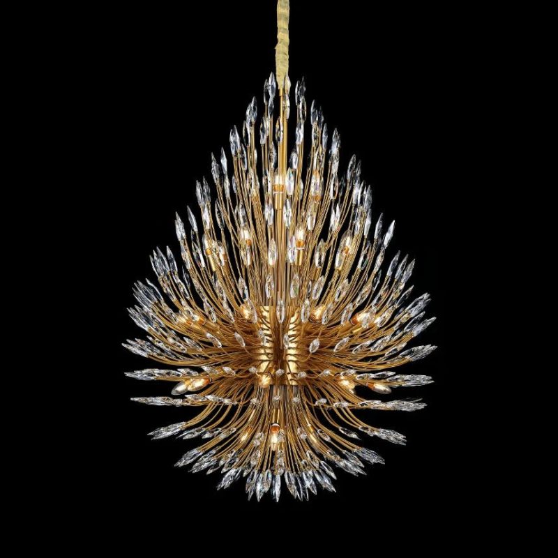 Levi Starburst Crystal Sputnik Chandelier