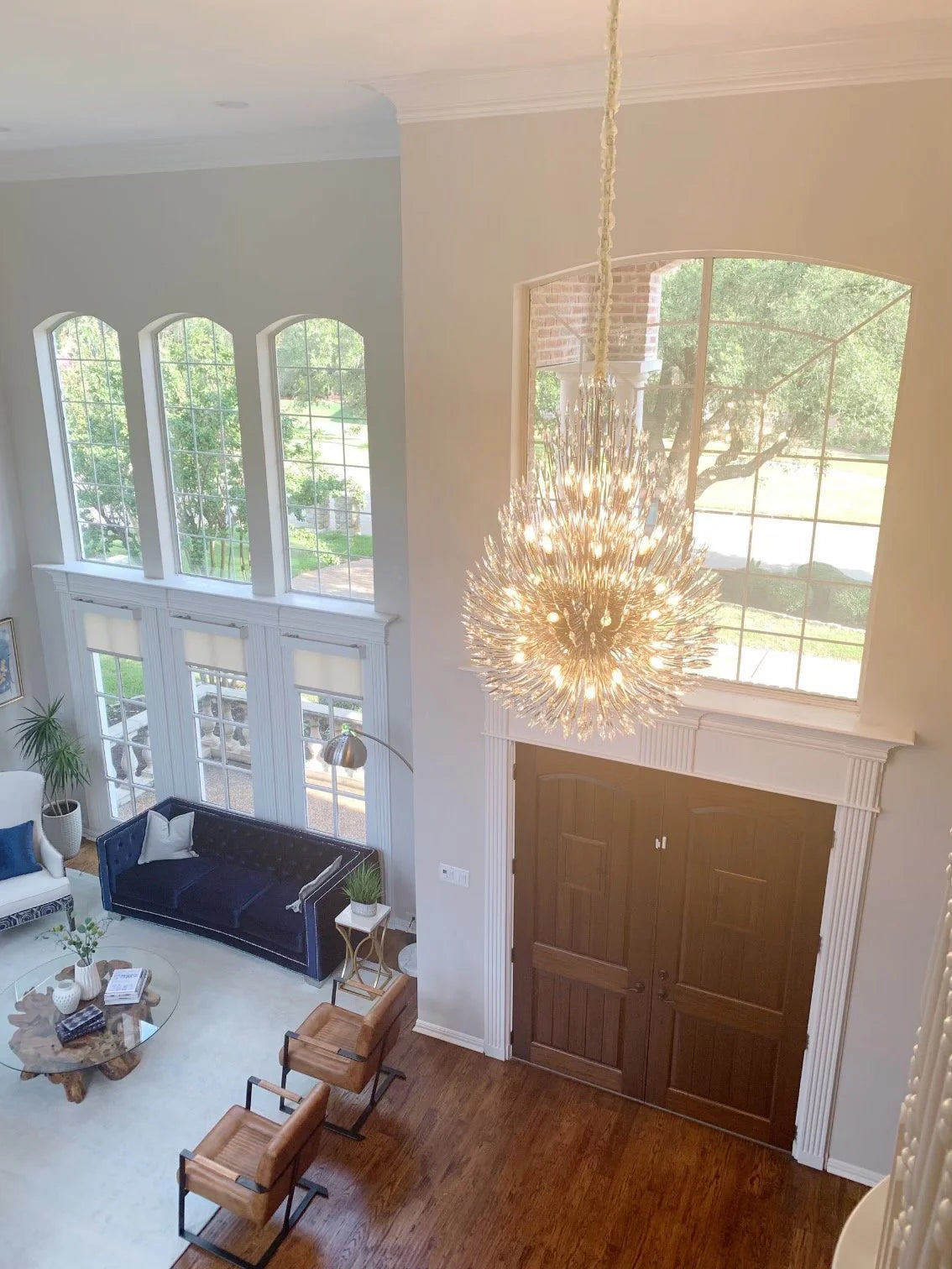 Levi Starburst Crystal Sputnik Chandelier - XYlight