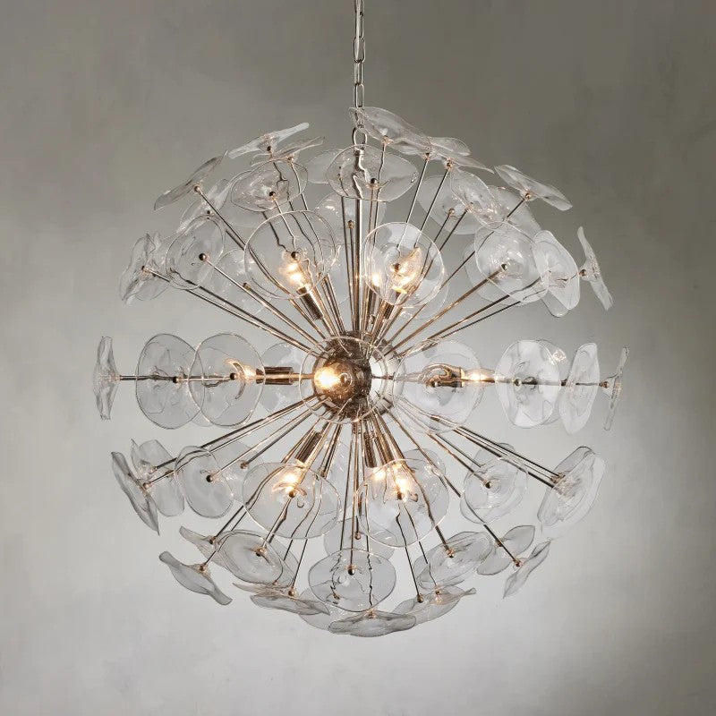 Lili Glass Round Chandelier - XYlight