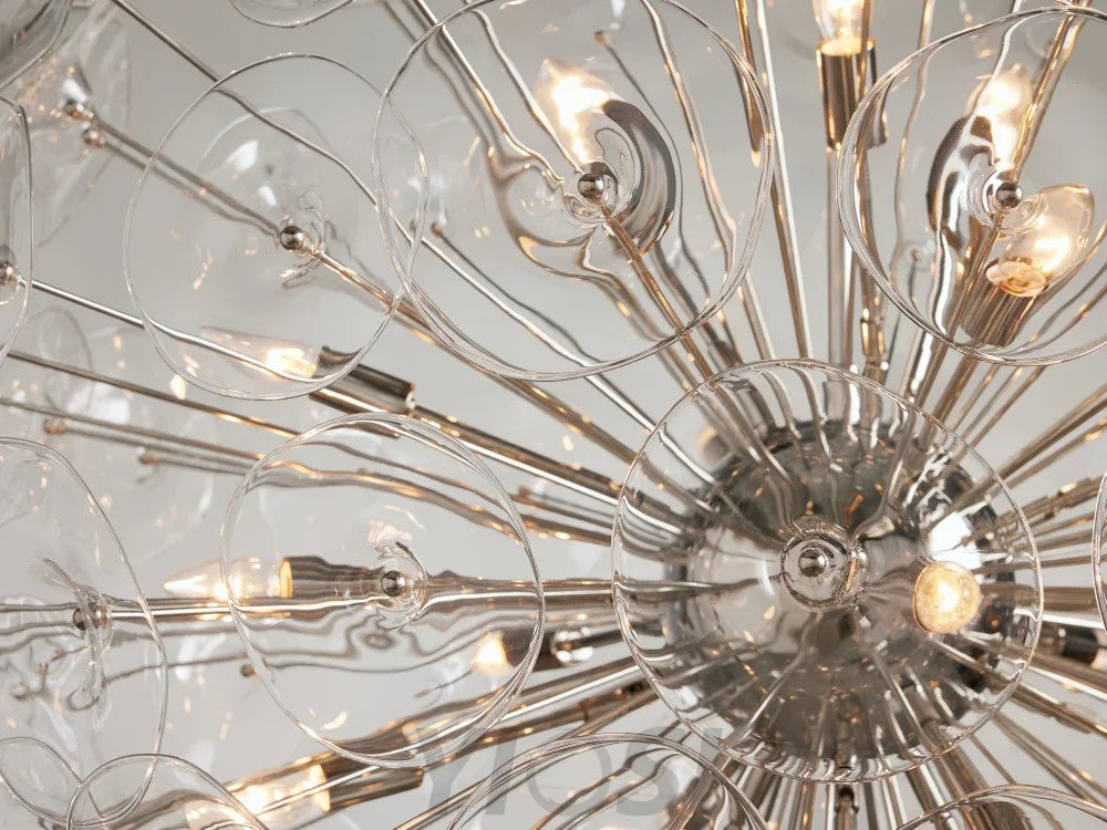 Lili Glass Round Chandelier - XYlight