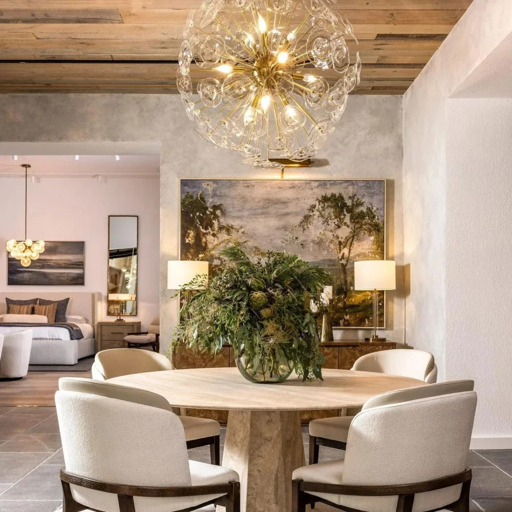 Lili Glass Round Chandelier - XYlight