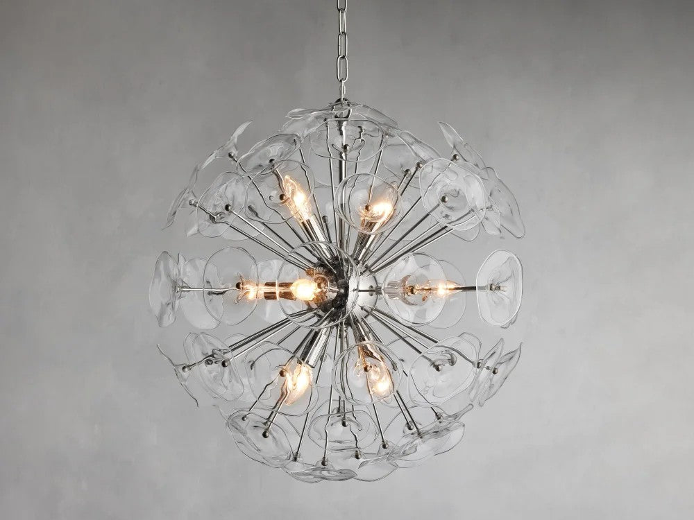 Lili Glass Round Chandelier - XYlight