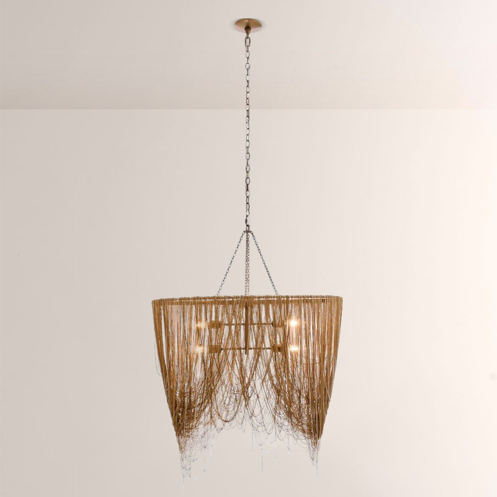 Lindsay Oval Chains Chandelier - XYlight