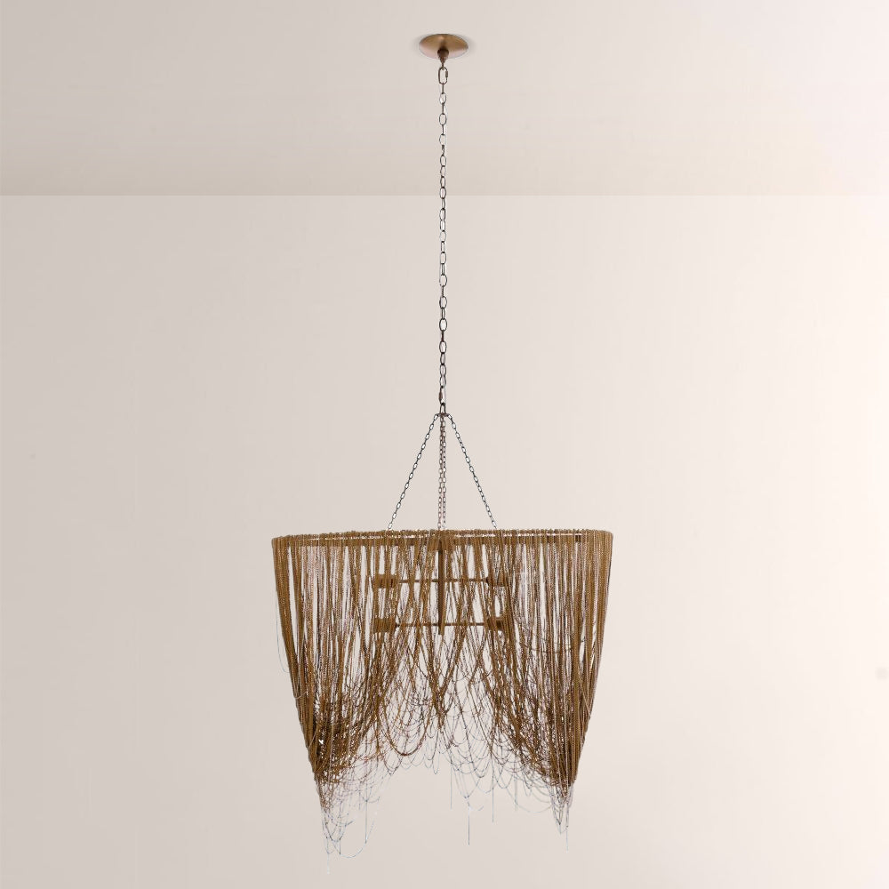 Lindsay Oval Chains Chandelier - XYlight